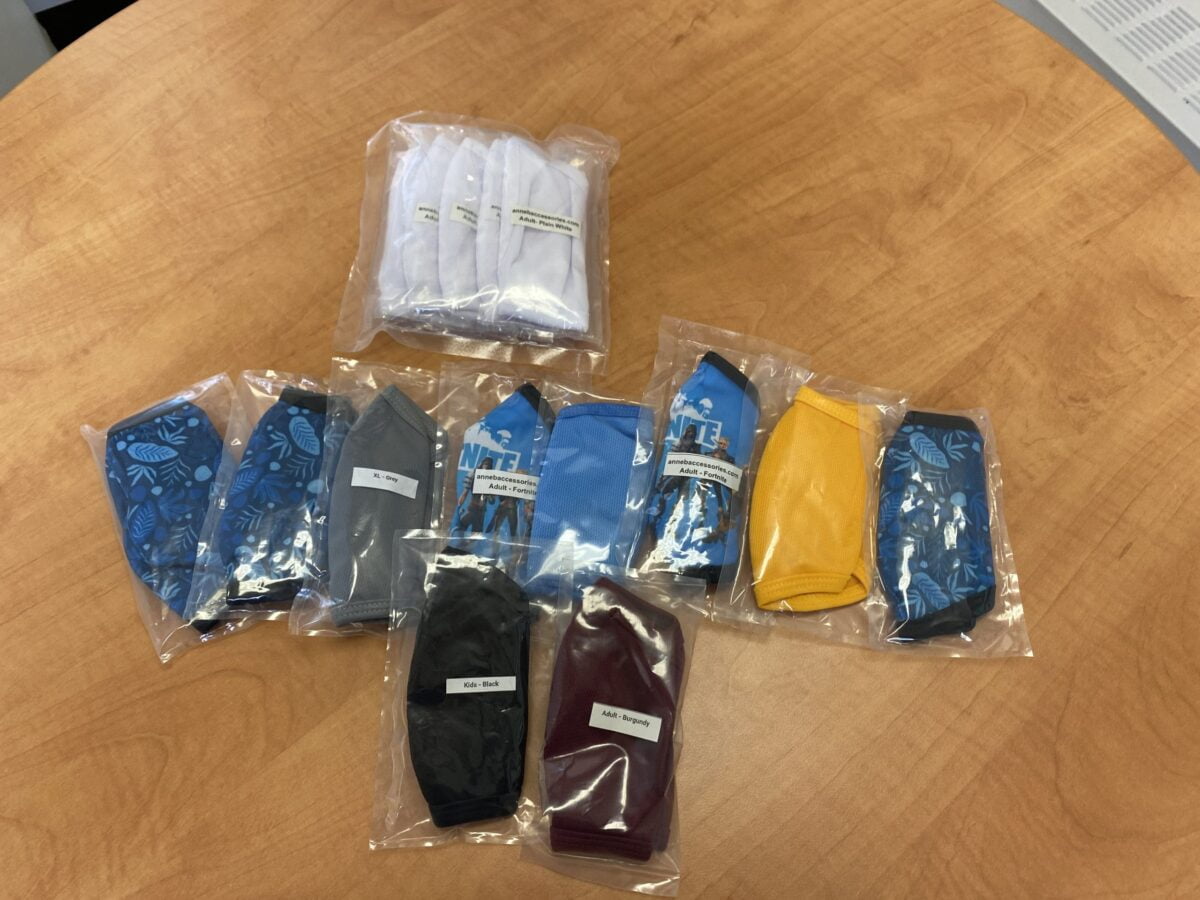 Free reusable face masks Ups and Downs