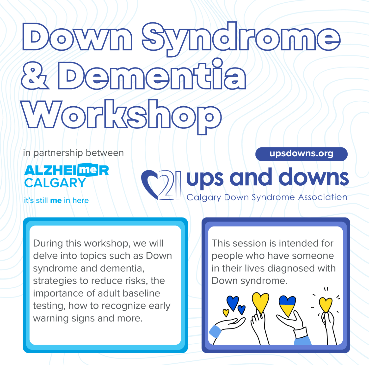 Down Syndrome and Dementia Workshop - Ups and Downs